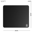 Pulsar Hyperion Pro Premium eSports Mousepad Medium Speed (Jet Black) 