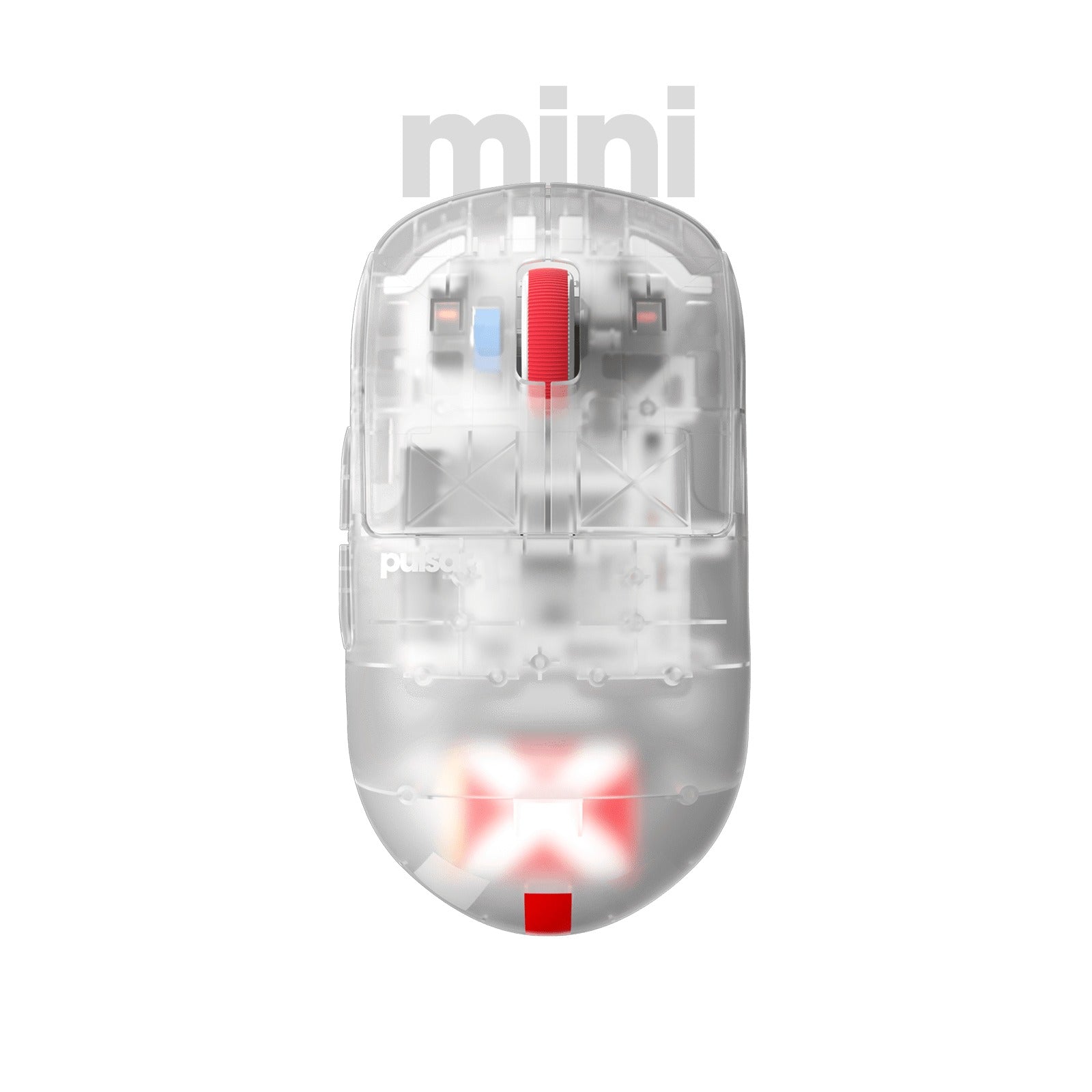 Pulsar X2H Mini Symmetrical Ultralight Wireless Gaming Mouse Super Clear Limited Ed. Size 1 