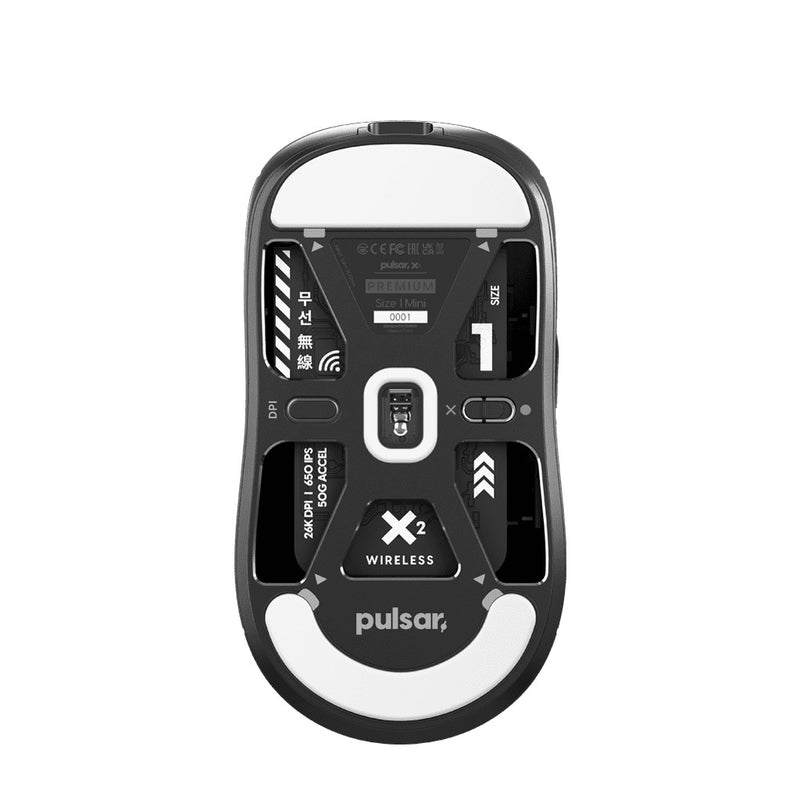 Pulsar X2 Mini Size 1 Wireless Gaming Mouse (Premium Black Edition)