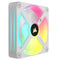 Corsair iCUE Link QX120 RGB 120MM PWM PC Fan Expansion Kit (White) (Single Pack)