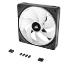 Corsair iCUE Link QX140 RGB 140mm PWM PC Fan Expansion Kit (Black) (Single Pack)