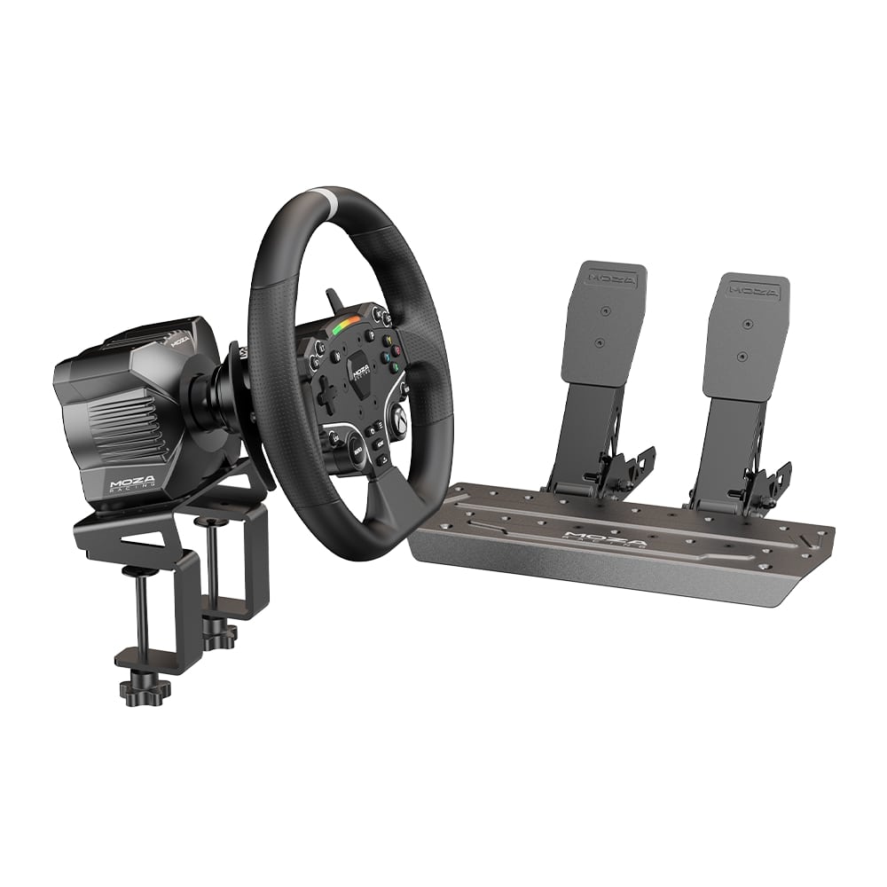 Moza Racing R3 Racing Wheel and Pedal for Xbox Series X|S/ Xbox One/ Windows 10|11 (RS053)