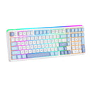 Royal Kludge RK R99 Tri-Mode RGB 101 Keys Hot-Swappable Mechanical Keyboard Rhythm Blue
