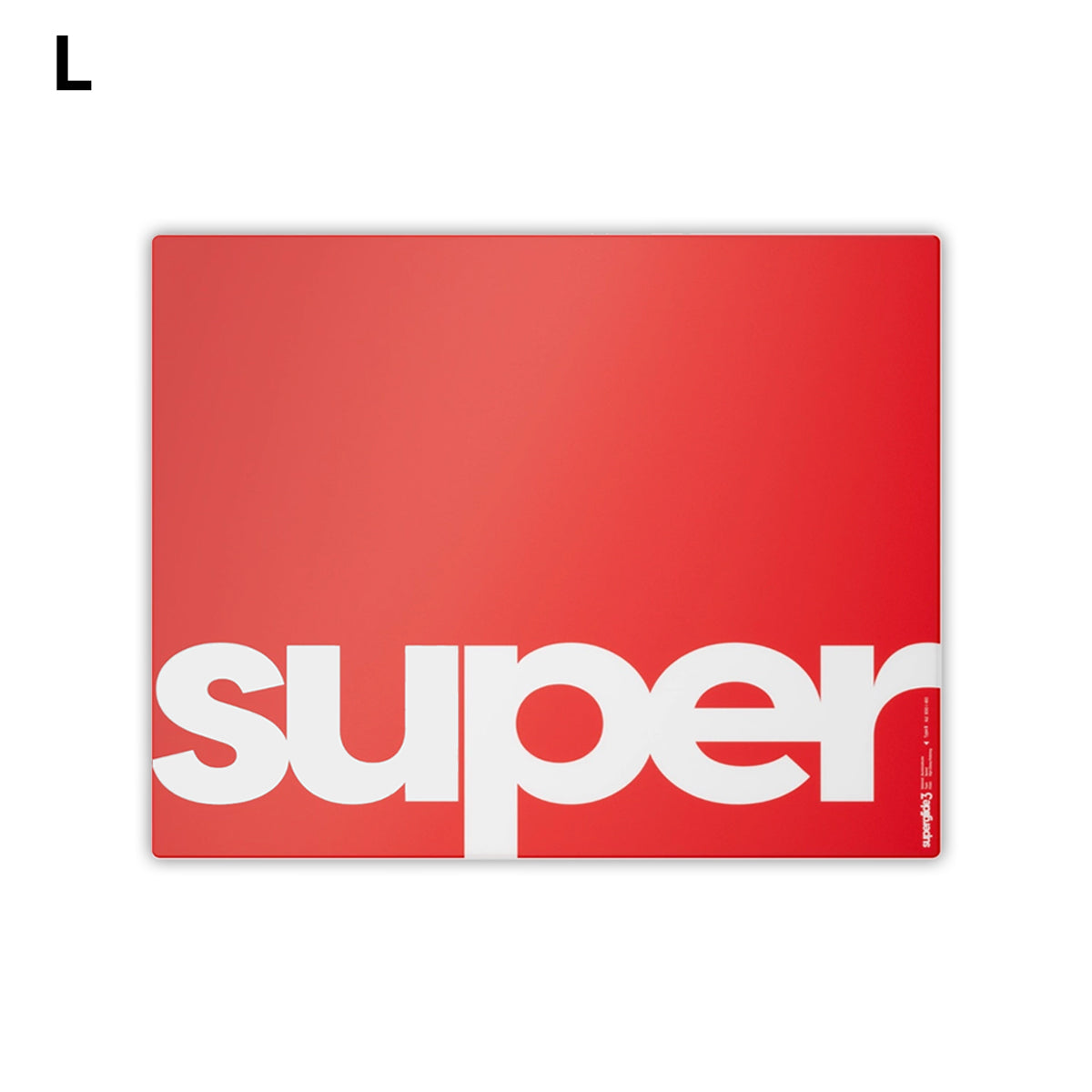 Pulsar Superglide 3 Premium Glass Mousepad (Red)