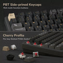Royal Kludge RK-M75 Tri-Mode RGB 81 Keys Hot-Swappable Mechanical Keyboard Phantom