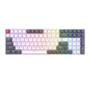 Royal Kludge RK100 Tri-Mode RGB 100 Keys Hot Swappable Mechanical Keyboard Grey/Red/White (Blue Switch)