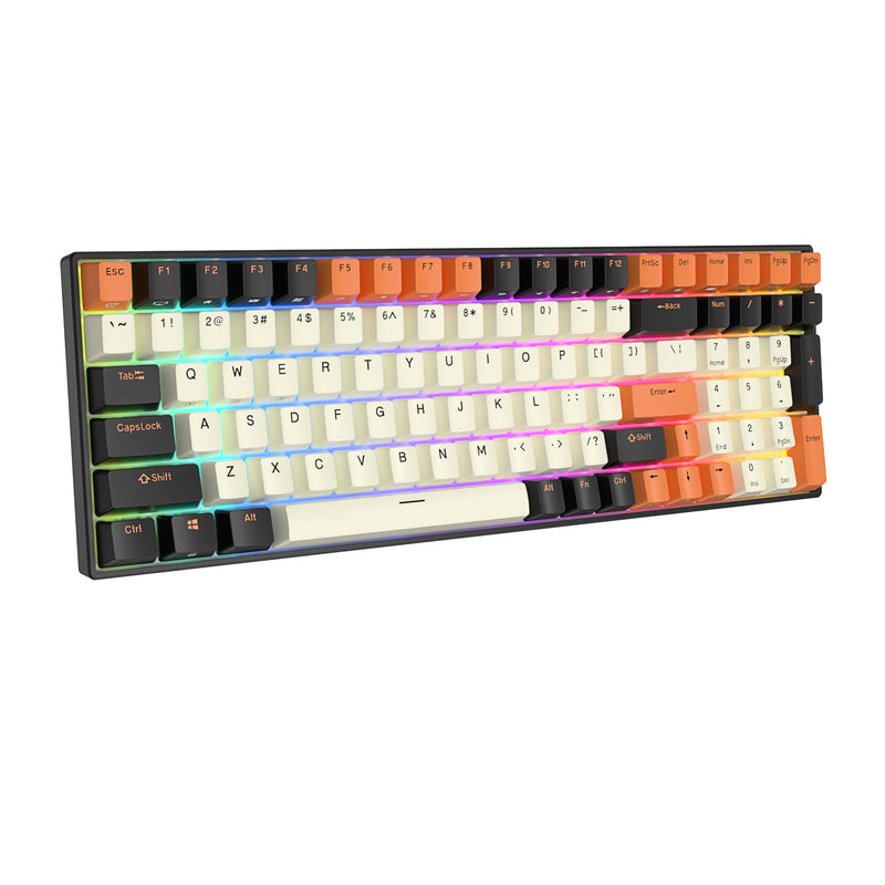 Royal Kludge RK100 Tri-Mode RGB 100-Keys Hot Swappable Mechanical ...