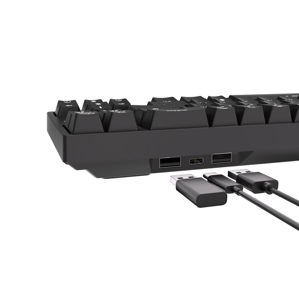 Royal Kludge RK68PLUS RK871 Tri-Mode RGB 68 Keys Hot Swappable ...