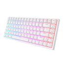 Royal Kludge RK84 Tri-Mode RGB 84 Keys Hot Swappable Mechanical Keyboard White 