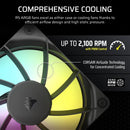 Corsair RS120 ARGB 120mm PWM Fan - Black (Single Pack) (CO-9050180-WW)