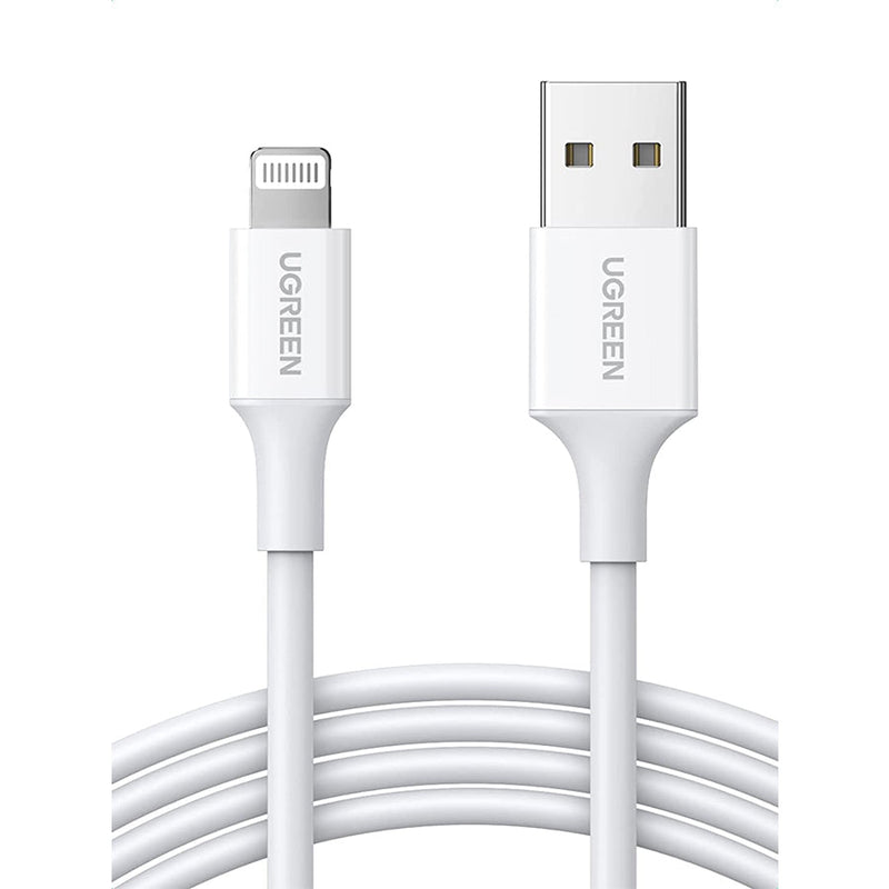 UGreen Lightning To USB 2.0 a Male Cable - 2m (White) (US155/20730)