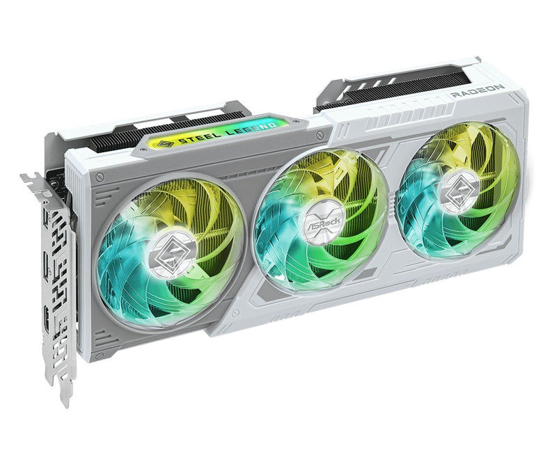 Asrock rx 9060 xt 16gb steel legend oc | gddr6 | grafična kartica 1 Asrock amd radeon rx 9060 xt steel legend 16gb gddr6 oc graphics card komponentko