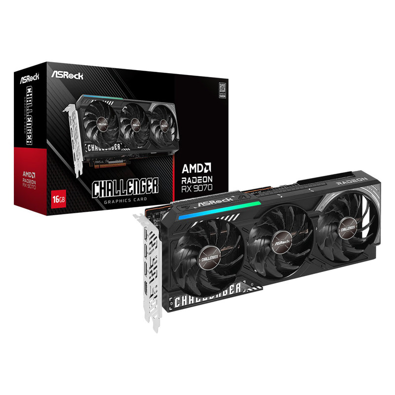 ASRock AMD Radeon RX 9070 Challenger 16GB Graphics Card