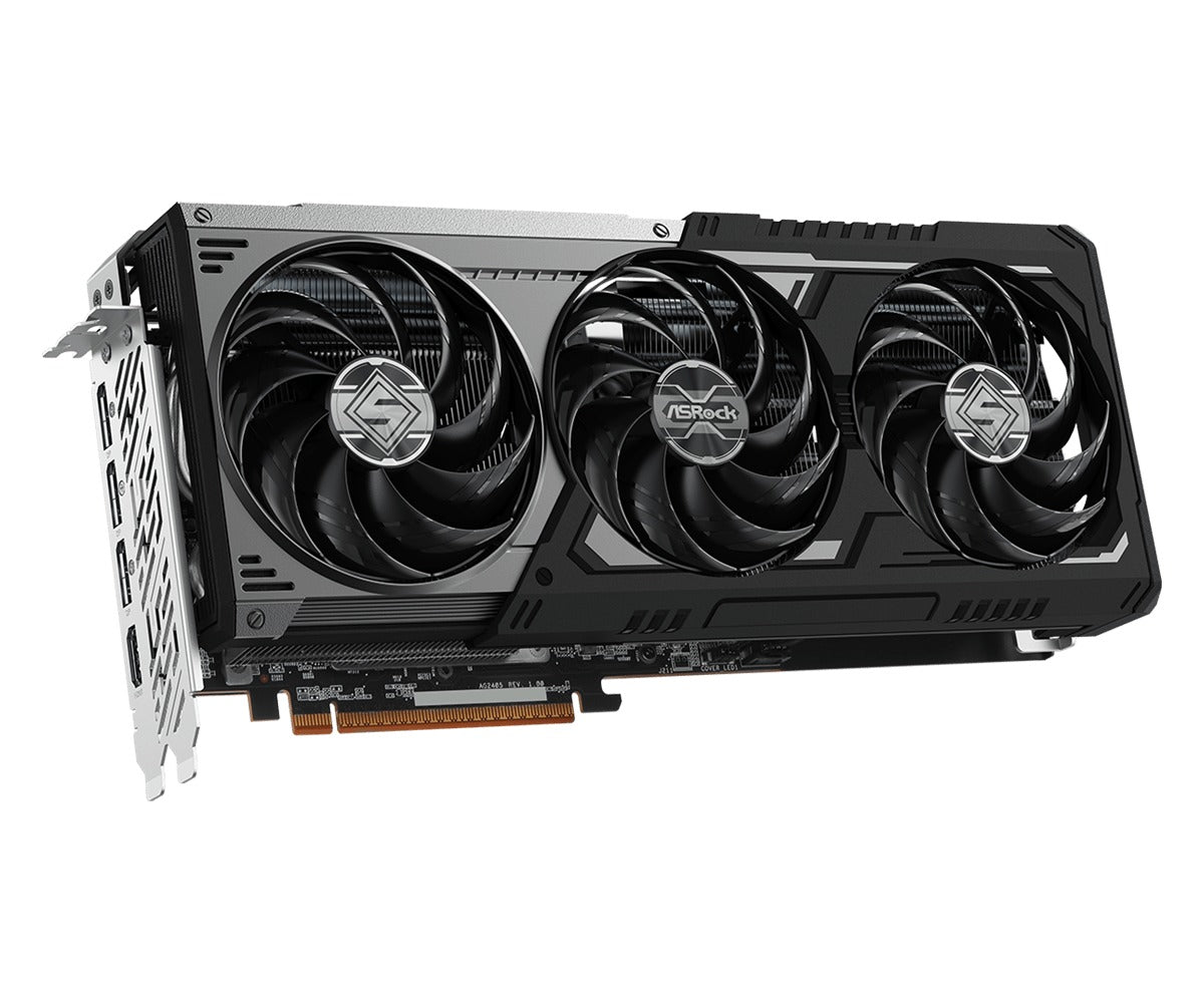 Asrock AMD Radeon RX 9070 GRE Steel Legend Dark 12GB OC GDDR6 Graphics
