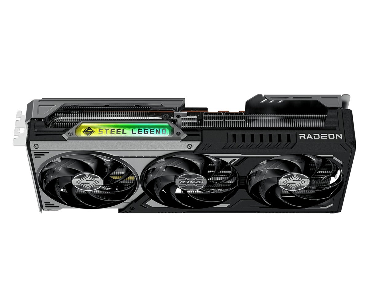 Asrock AMD Radeon RX 9070 GRE Steel Legend Dark 12GB OC GDDR6 Graphics