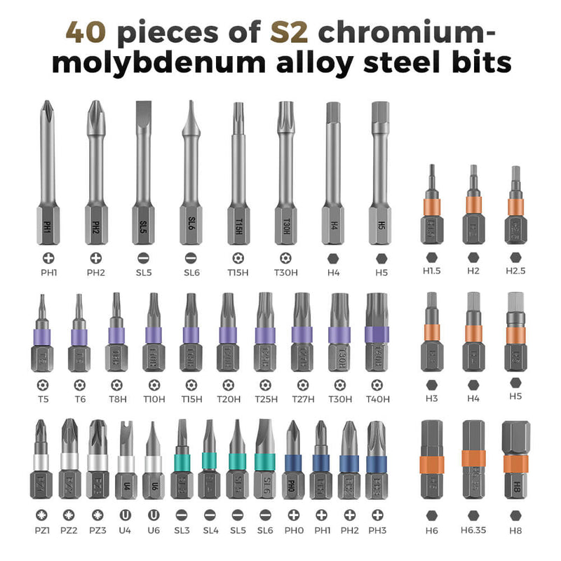 UF-Tools 42-in-1 Multi-Purpose Ratchet Screwdriver Set (UF-840135)