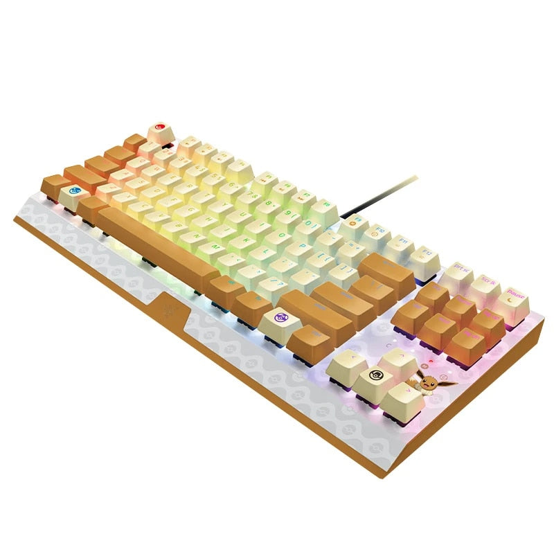 Razer X Pokemon Eevee V3 Blackwidow Tenkeyless Wired Gaming Mechanical ...