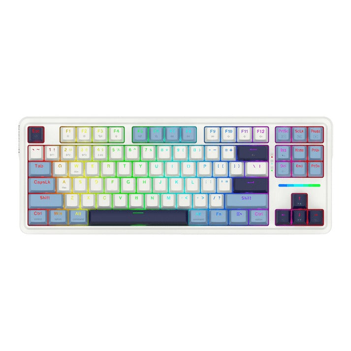 Redragon K728WBB RGB Antonium Pro 87 Keys 80% Gasket Mounted TKL Wireless Mechanical Keyboard