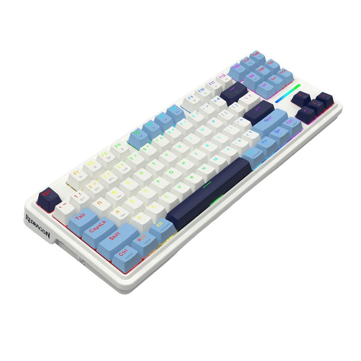 Redragon K728WBB RGB Antonium Pro 87 Keys 80% Gasket Mounted TKL Wireless Mechanical Keyboard