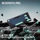 Redragon Behemoth K724GBG-RGB-PRO  Mechanical Keyboard with LCD Screen