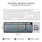 Redragon Eisa Pro 3 Modes 98-Key Hot-Swappable RGB Mechanical Keyboard - Gradient Gray | DataBlitz