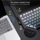 Redragon Eisa Pro 3 Modes 98-Key Hot-Swappable RGB Mechanical Keyboard - Gradient Gray | DataBlitz