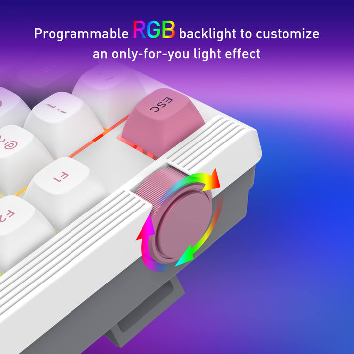 Redragon OTIIM Wired 87 Keys Gasket Mechanical Keyboard