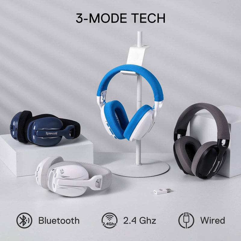 Redragon H878 Skuld Pro Lightweight Wireless Gaming Headset | DataBlitz