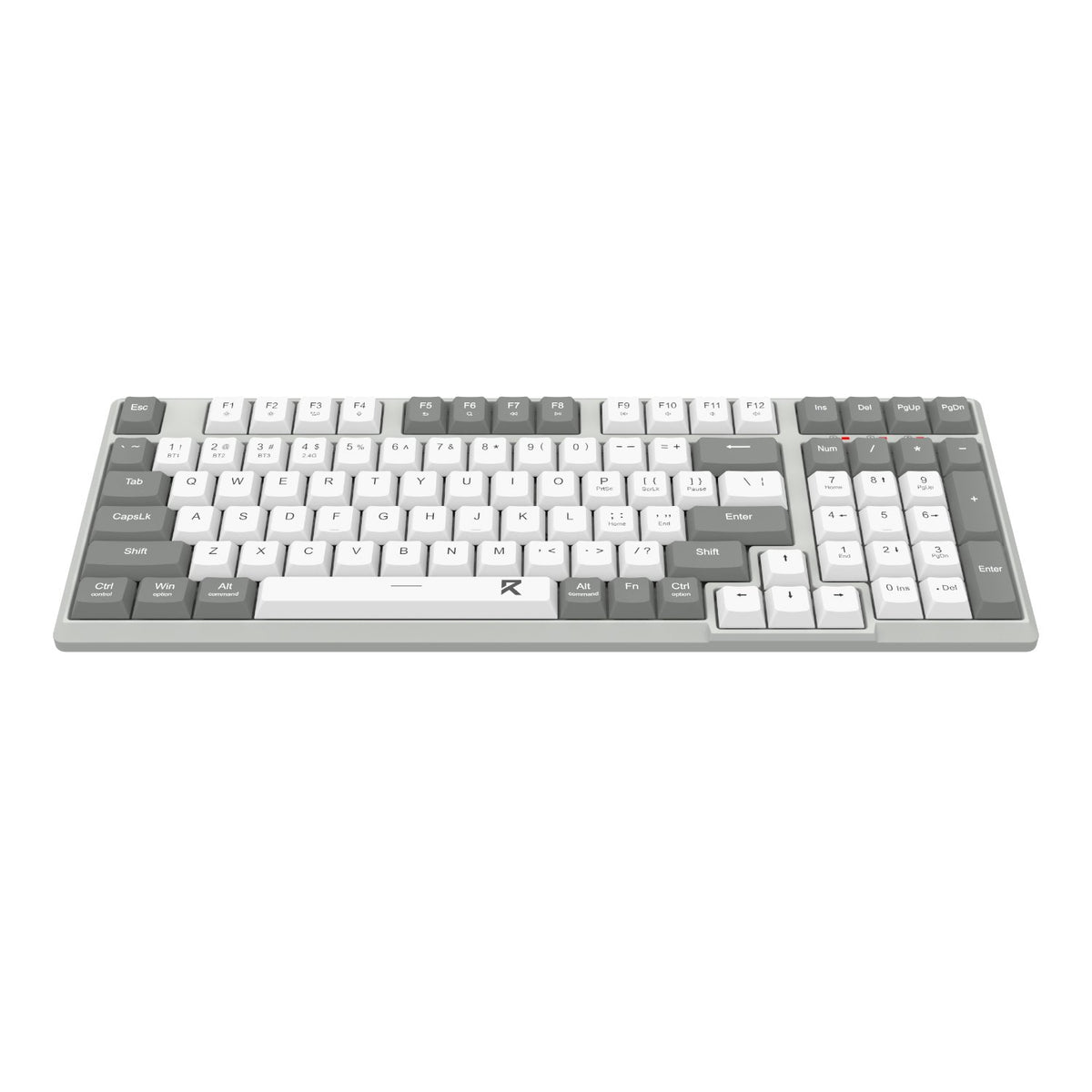 Redragon BK-7113 Scissor Mechanism Slim Wired Full-Size Keyboard (White/Grey)