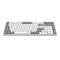 Redragon BK-7113 Scissor Mechanism Slim Wired Full-Size Keyboard (White/Grey)