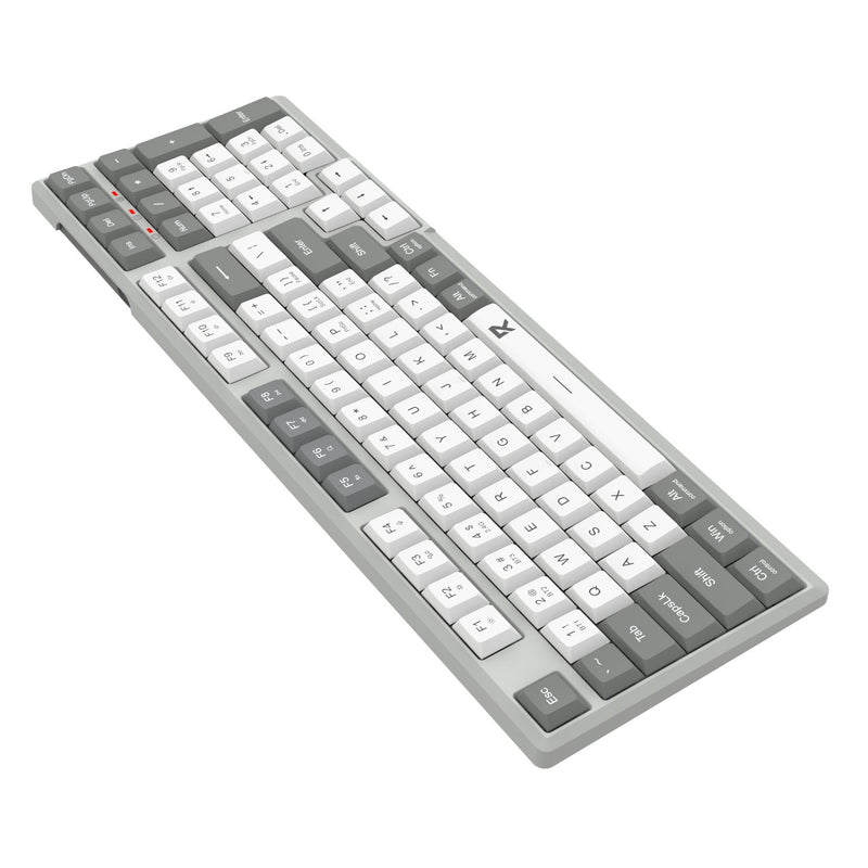 Redragon BK-7113 Scissor Mechanism Slim Wired Full-Size Keyboard (White/Grey)