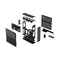 Fractal Design Ridge PCIe 4.0 Mini-ITX Small Form Factor Case (Black, White)