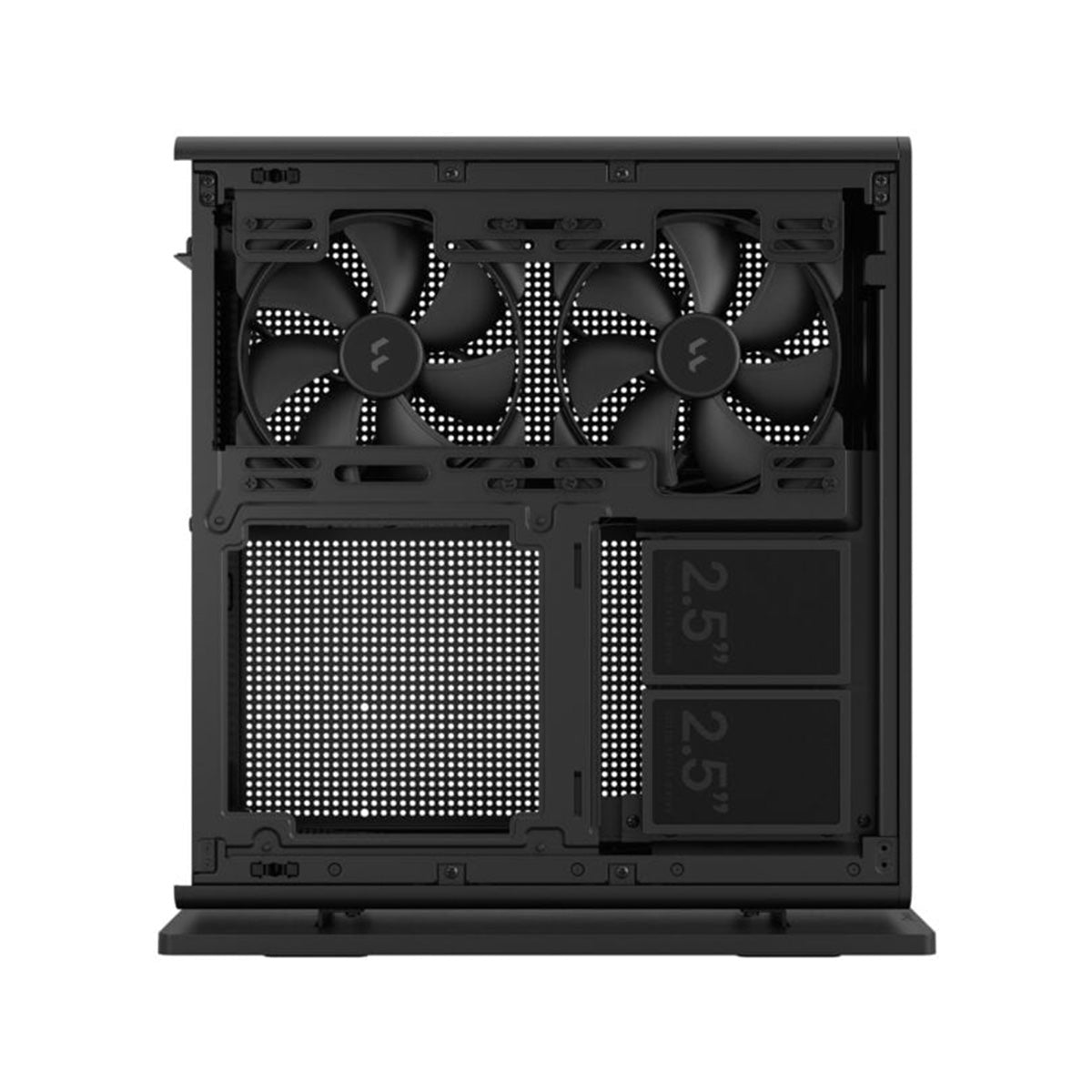 Fractal Design Ridge PCIe 4.0 Mini-ITX Small Form Factor Case (Black, White)