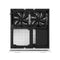 Fractal Design Ridge PCIe 4.0 Mini-ITX Small Form Factor Case (Black, White)