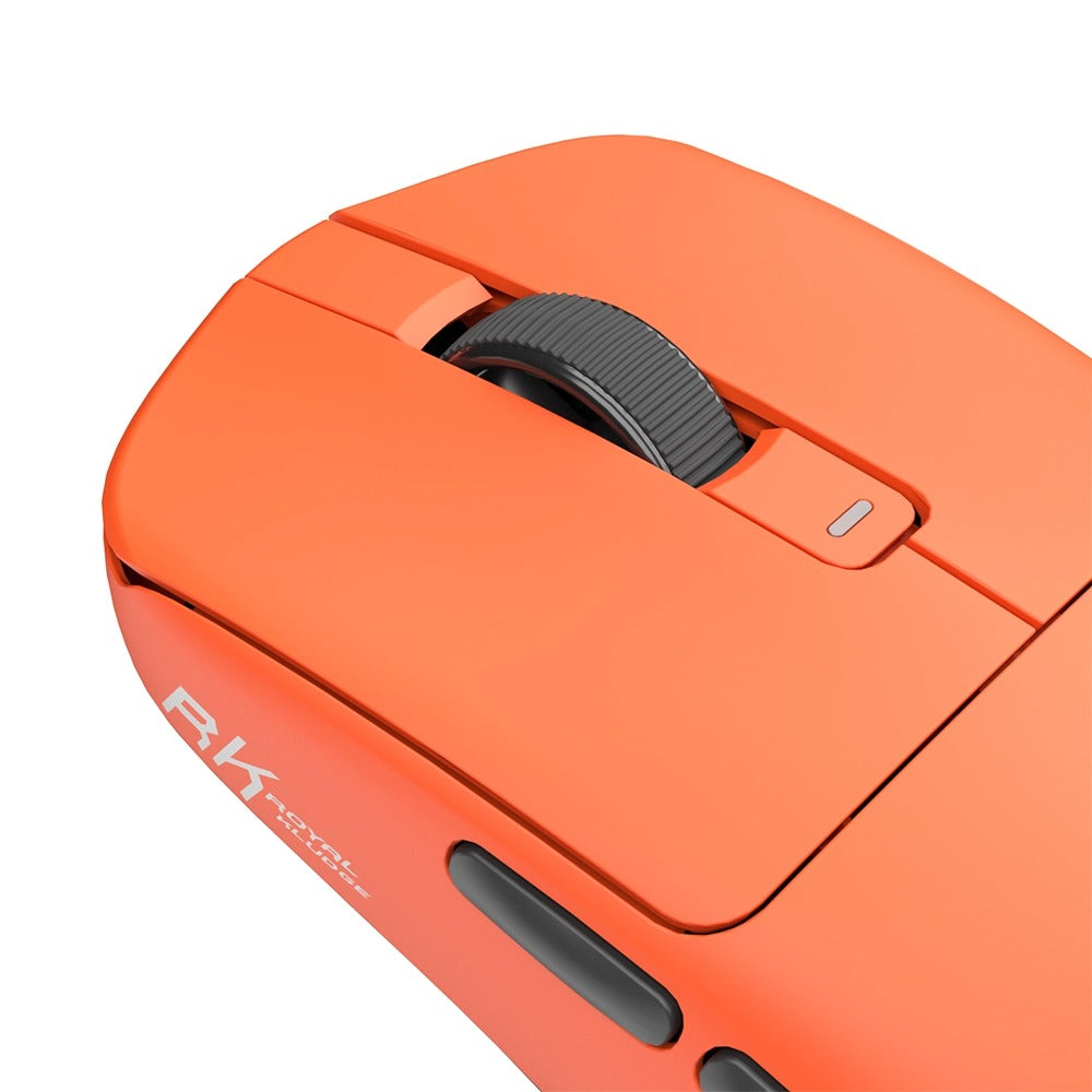 Royal Kludge M30 1K Hz Gaming Mouse (Black Orange, White Blue, RK Orange)