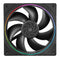 Thermalright TL-S12 120mm PWM ARGB Light Ring Case Fan (Black, White) (3-Pack)