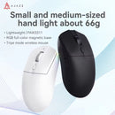 Ajazz AJ139 V2 MC Tri-Mode Gaming Mouse (Black, White)