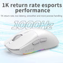 Ajazz AJ139 V2 MC Tri-Mode Gaming Mouse (Black, White)