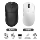 NacodeX x Ajazz NJ08 Tri-Mode RGB Gaming Mouse (Black, White)