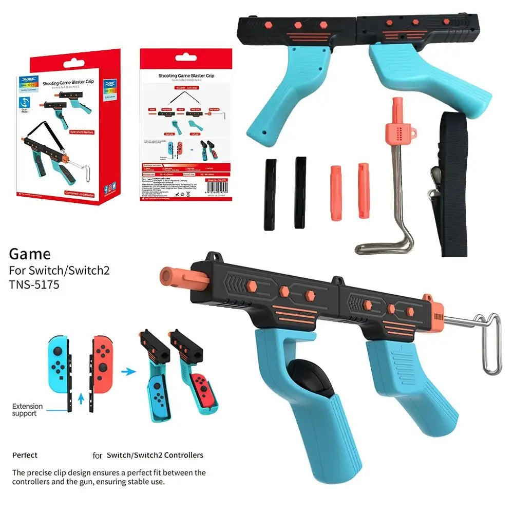 Dobe Shooting Game Blaster Grip for Nintendo Switch 