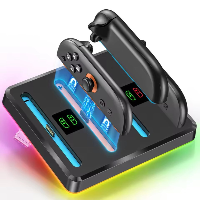 OIVO Charging Dock for Nintendo Switch 2 Joy-Pad (Black) (IV-SW224)