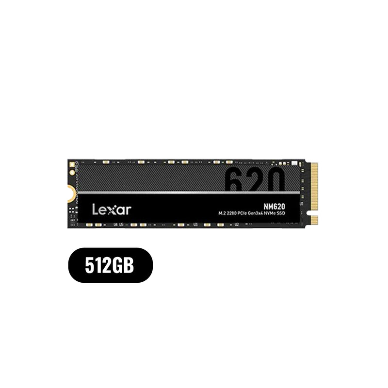 Lexar NM620 M.2 2280 3500MB/s Read PCIe Gen3x4 NVMe SSD (256GB, 512GB, 1TB, 2TB) (LNM620X512G-RNNNG, LNM620X001T-RNNNG, LNM620X002T-RNNNG)