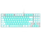 E-Yooso Z-13 Single Light 89 Keys Mechanical Keyboard Green/White