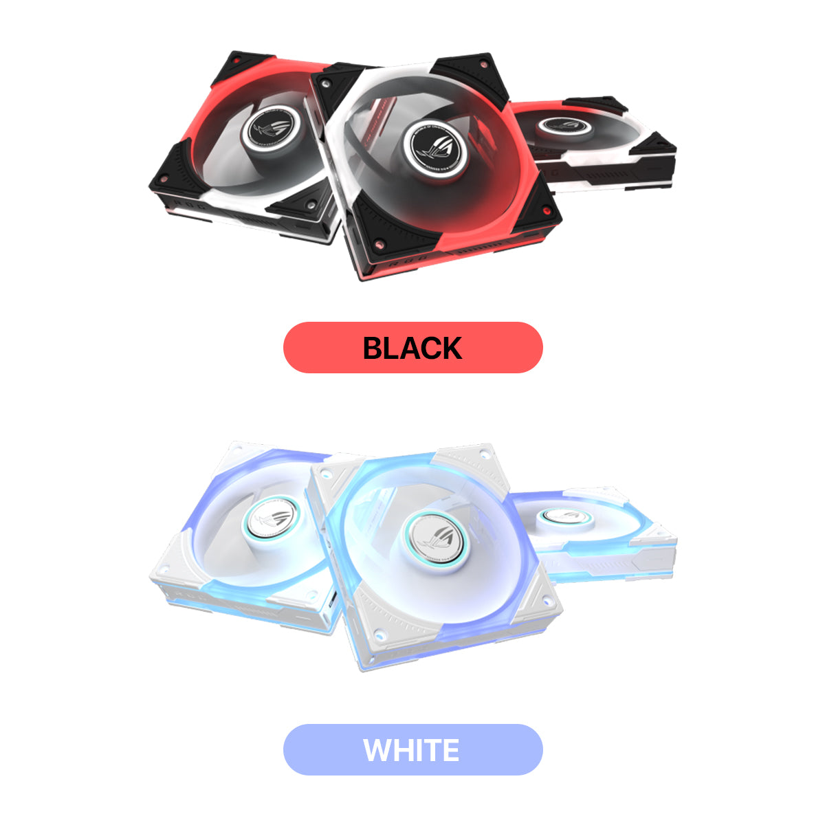 Asus ROG Eurux GR120 ARGB Fan CPU Cooling Fan (Triple Pack) 
