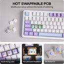 Ajazz AK980 V2 RGB Tri-Mode Mechanical Keyboard with TFT DisplayScreen
