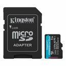 Kingston Canvas Go! Plus C10 UHS-I U3 V30 A2 200MB/s Read microSD Memory Card with SD Adapter