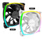 Montech RX120 PWM 120mm ARGB Reverse Single Fan Kit (Black, White)