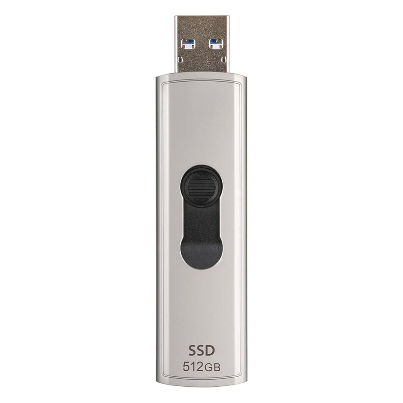 Transcend ESD320A 512GB Dual USB 10Gbps Read up to 1050MB/s Type-A Portable SSD (TS512GESD320A)