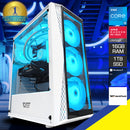 Sigma DK352 White Gaming PC | Intel i5 14400F | 16GB RAM | 1TB SSD | RX 7600 | Windows 11 Pro