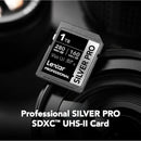 Lexar Professional SILVER PRO SDXC UHS-II C10 U3 V60 280MB/s Read 160MB/s Write SD Card